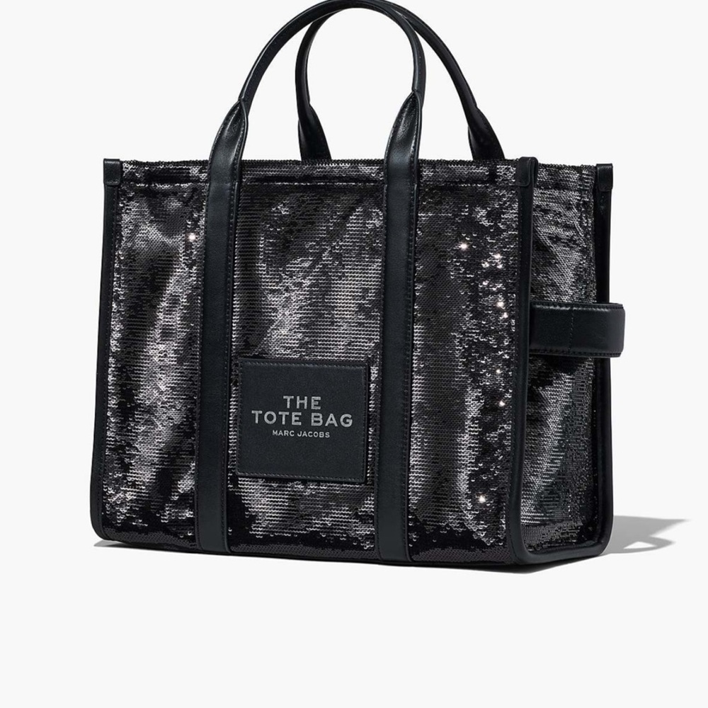 MARC JACOBS THE SEQUIN MEDIUM TOTE BAG